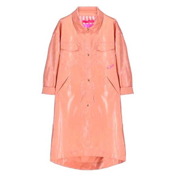 Oofwear Jackets & Blazers - Oofwear Nylon Pink Overcoat Size 4